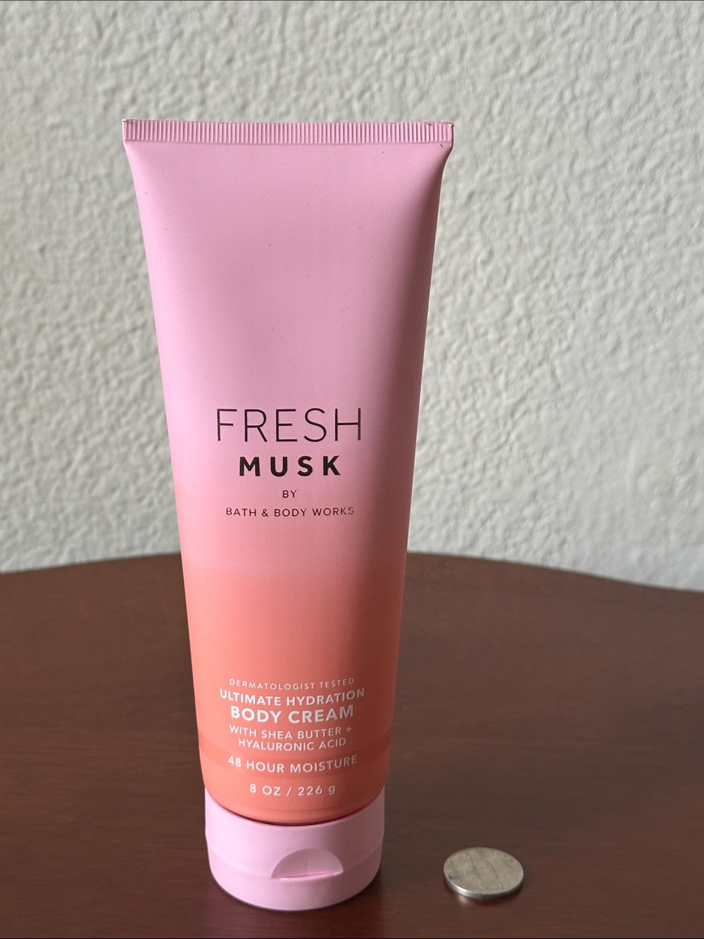 Bath & Body Works Fresh Musk Body Cream - Pink to Coral